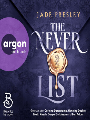 cover image of The Never List--Die Legenden des Chaos, Band 1 (Ungekürzte Lesung)